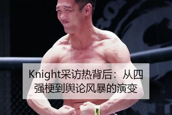 Knight采访热背后：从四强梗到舆论风暴的演变